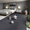 Chic Crate-12In DIY Interlocking Balcony Deck Tiles – Indoor/Outdoor | Easy Install | 44Pcs Dark Gray - 3 of 4