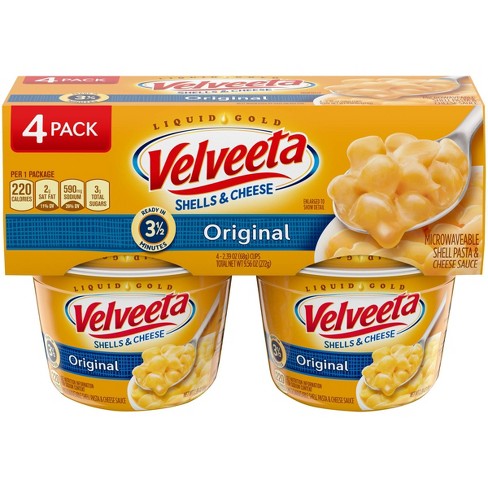 Kraft Velveeta Shells Cheese Original 4pk Target