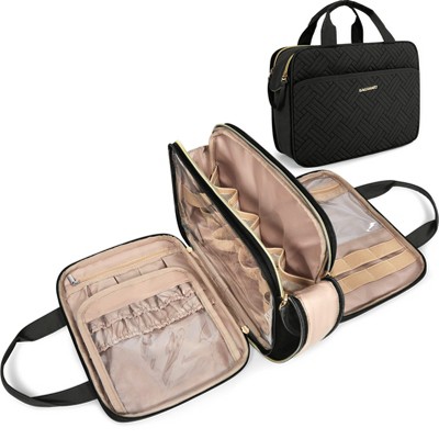Toiletry Bag for Women, Large Toiletry Bag Water-resistant Makeup Cosmetic Organizer Bag