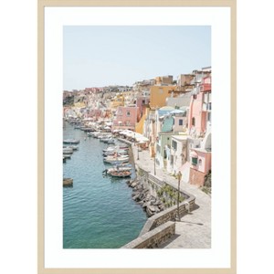 Amanti Art Procida Island by Henrike Schenk Wood Framed Wall Art Print - 1 of 4