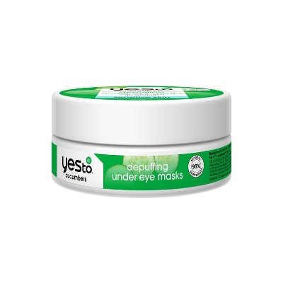 Yes To Cucumbers Depuffing Under Eye Masks - 16ct