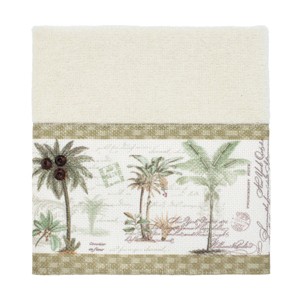 Avanti Colony Palm Washcloth - 1 of 3