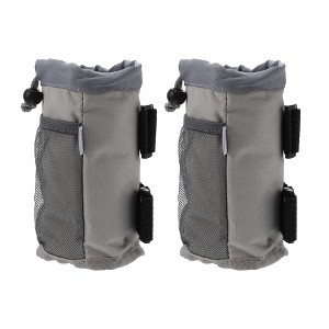Unique Bargains Bike Cup Holder Water Bottle Holder for Wheelchair ATV Mountain Bike Scooter 7.09''x 3.54'' 2 Pcs - 1 of 4