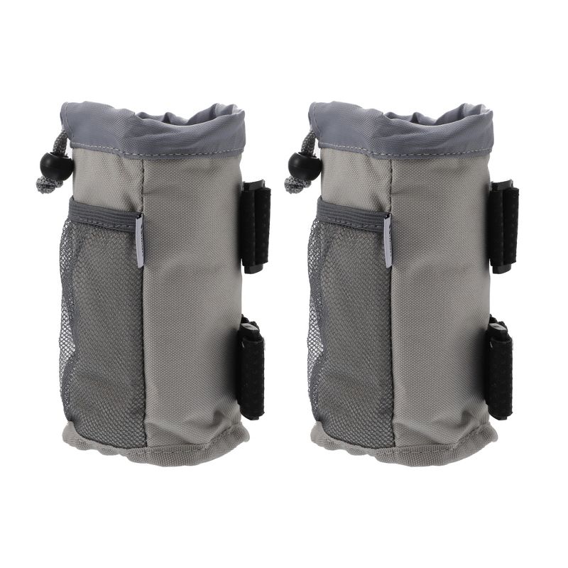 Unique Bargains Bike Cup Holder Water Bottle Holder for Wheelchair ATV Mountain Bike Scooter 7.09''x 3.54'' 2 Pcs, 1 of 7