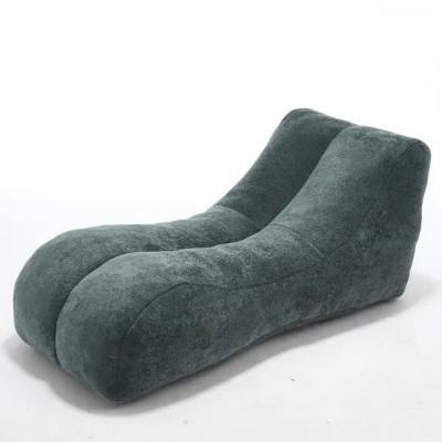 59'' Creative bean bag sofa chair for adults and children filled with high-quality sponge Light Blue