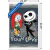 Trends International Disney Tim Burton's The Nightmare Before Christmas - Ink Scary Love Framed Wall Poster Prints - 3 of 4