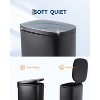 Garvee Slim Kitchen Trash Can 13 Gal, Stainless Steel Garbage Can with Removable Inner Bucket & Soft Close Lid, for Bathroom Home Office - 2 of 4