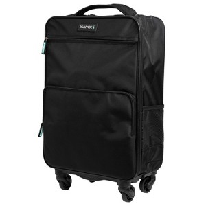 Scapade™ AirSlim 4-Wheel Super-Lightweight Collapsible Carry-on Suitcase in Black - 1 of 3