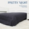 20lbs King Size Dark Grey Weighted Blanket 88x104 for Adults - 3 of 4