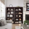 Tier Bookcase, Farmhouse Book Shelf with Storage Open Display Bookshelves - 3 of 4