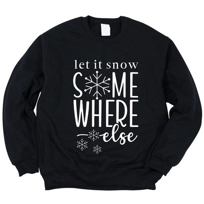 Simply Sage Market Women's Graphic Sweatshirt Snow Somewhere Else
