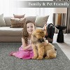 Runner Rug Washable Runner Rug Modern Abstract Runner Mat Hallway Contemporary Solid Rug Non-Slip Foldable Aesthetic Accent Floor Carpet - 4 of 4