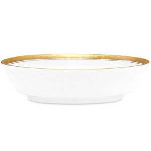 Noritake Crestwood Gold Oval Vegetable Serving Bowl - 1 of 4