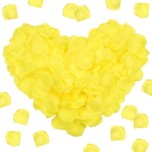 Unique Bargains Silk Faux Reusable Artificial Flower Rose Petals 1.97 x 1.97" 3000 Pcs - 1 of 4