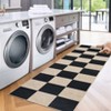 COZONY Geometric Checkered Area Rug for Living Room Washable Rug for Bedroom Easy Jute Farmhouse Mat Non Slip Indoor Outdoor Carpet for Dining Room - 2 of 4