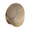 Glam Metal Vase - Decorative Aluminum Round Vase for Home & Office - Modern Accent for Living Room, Bedroom & Table Decor - 4 of 4