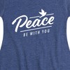 Girls' - Instant Message - Peace Be With You Fit & Flair Cap Sleeve Graphic Dress - 2 of 4