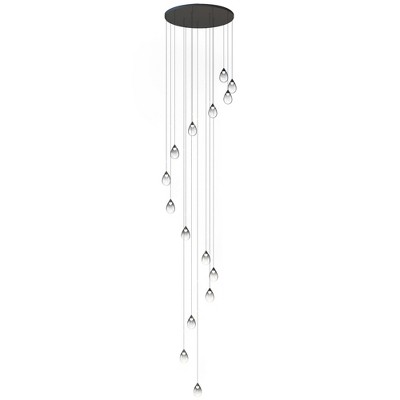 ET2 Lighting Dewdrop 15 - Light Pendant in  Black