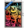 Trends International Five Nights at Freddy's - Rainbow Framed Wall Poster Prints Barnwood Framed Version 14.725" x 22.375" - 3 of 4