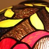 Chloe Lighting Mariebelle Tiffany-Style Floral Stained Glass Table Lamp 16" Width - 3 of 4