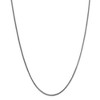 Black Bow Jewelry 1.5mm, 14k White Gold, Solid Franco Chain Necklace - 3 of 4