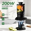 ZAFRO Cold Press Juicer Machine, 4.4" Wide Feed Chute, Slow Masticating Juicer for Whole Vegetables & Fruits, High Juice Yield, Easy to Assemble - 3 of 4