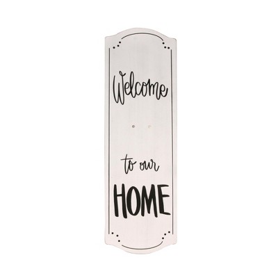 Transpac MDF/Fabric Interchangeable Porch Sign Home Decorations Spring