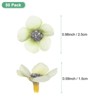 Unique Bargains Silk Decor DIY Wedding Mini Bulk Artificial Daisy Flowers Heads - 3 of 4