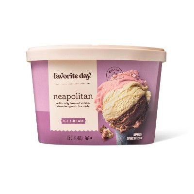 Neapolitan Ice Cream - 1.5qt - Favorite Day™