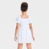 Girls' Puff Sleeve Fit & Flare A-Line Dress - art class™ - 2 of 3