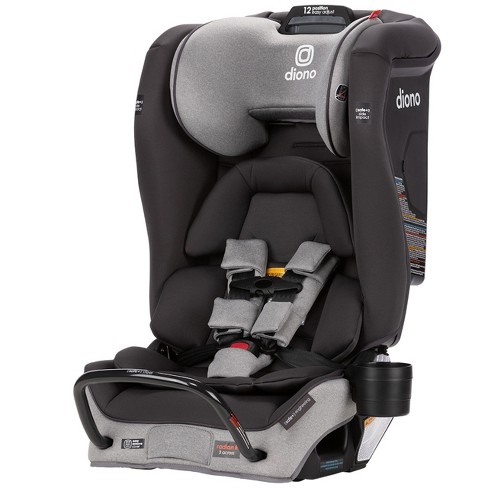 Diono Radian 3RXT SafePlus All-in-One Convertible Car Seat, Gray Slate