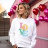Simply Sage Market Women's Graphic Sweatshirt Love Colorful - 2 of 3
