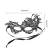 Unique Bargains Lace Half Face Party Mask Black 1 Pc - 2 of 4