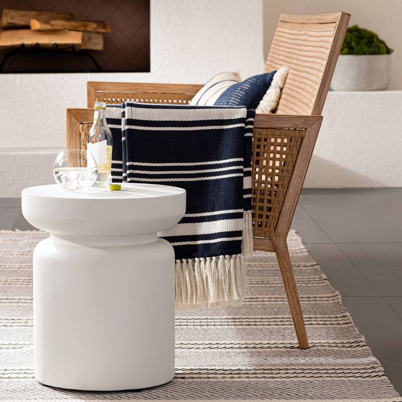 Turned Drum Patio Accent Table - Threshold&#8482; designed with Studio McGee, 2 of 5