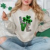 Simply Sage Market Women's Graphic Sweatshirt Love Shamrock St. Patrick's Day - image 2 of 3