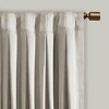 Gracie Mills Cordelia Single Pleat Lightweight Satin Curtain Panel with Tieback - 2 of 2