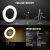 Boersma Basic Ring Light for Video Conference Lighting, Clip on Light Kit with Desk Tripod Stand for Monitor Laptop Computer Zoom Call Live Streaming - 4 of 4