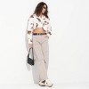 Women's Twill Utility Crop Shirt - Wild Fable™ - 4 of 4