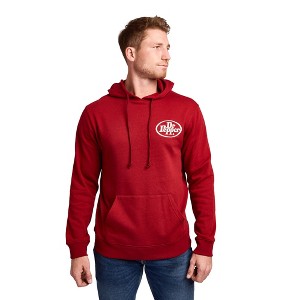 Dr Pepper I'm A Pepper Men's Red Long Sleeve Hooded Sweatshirt - 1 of 4