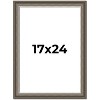 PosterPalooza | Weathered Black Picture Frame - UV Acrylic, Foam Board Backing, Hanging Hardware - 2 of 4