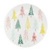 Tree Pattern Plate Set – Luxe Christmas Tableware, Set of 4 by Melrose - 2 of 3