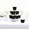 Big Dot of Happiness Chic 70th Birthday - Pink, Black and Gold - Party Mini Favor Boxes - Birthday Party Treat Candy Boxes - Set of 12 - 3 of 4