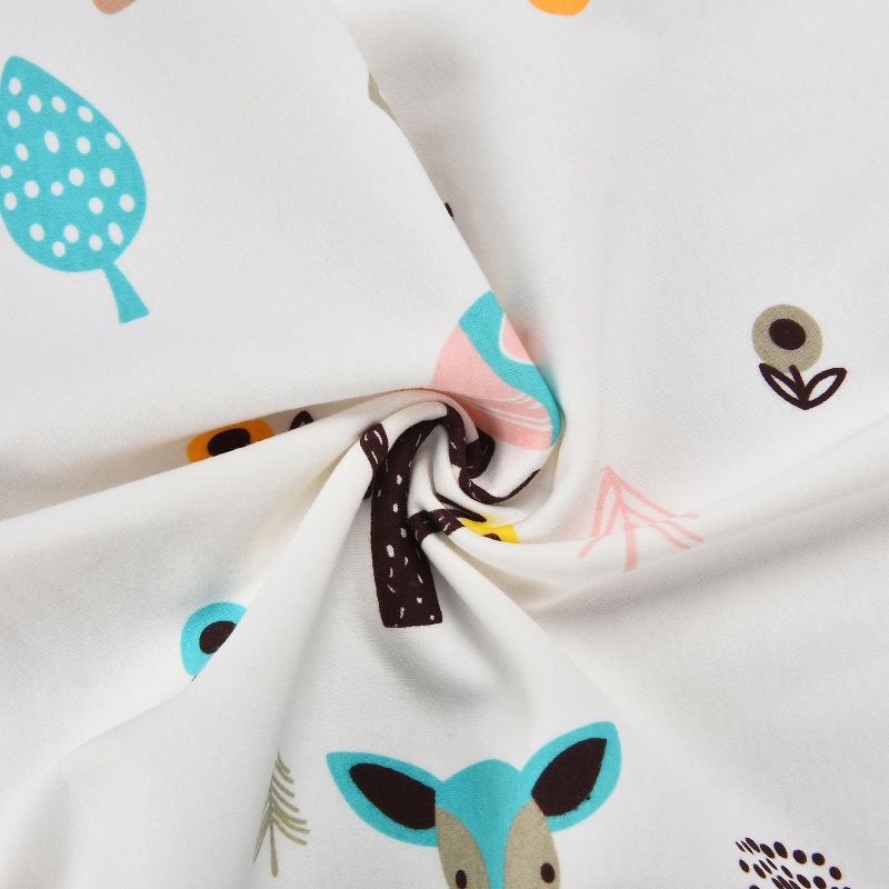 Neliblu Fleece Baby Blanket Flannel with Whimsical Design, White, 3 of 4