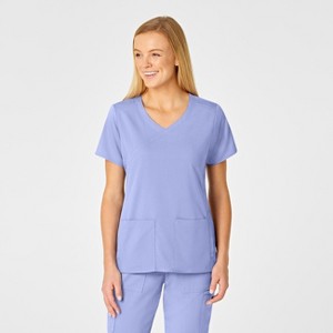 Wink PRO Women's 4 Pocket Wrap Scrub Top - 1 of 4