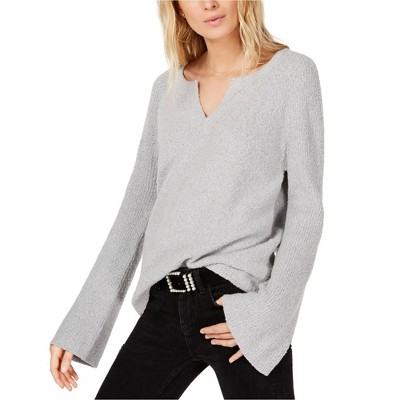 I.N.C International Concepts Womens Fuzzy Knit Sweater, Grey, X-Large