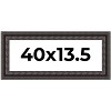 PosterPalooza | Panoramic 3.5" Wide Ornate Black Frame - UV Acrylic, Foam Board Backing, Hanging Hardware - 2 of 4