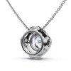 Pompeii3 3/4Ct Natural Diamond Unspoken Pendant 14k Gold 18" Women's Solitaire Necklace - 4 of 4