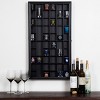 Gallery Solutions 52 Opening Shot Glass Case Display Boxes Black - 4 of 4