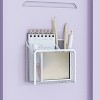 U Brands Locker Magnetic Mesh Mirror Cup White - 2 of 4