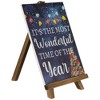 Northlight It's the Most Wonderful Time of the Year Christmas Sign - 9.25" - 3 of 4